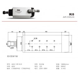 風(fēng)冷電主軸廠家直銷，價(jià)格優(yōu)惠，質(zhì)量有保障，選濟(jì)南星林