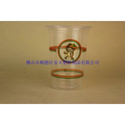 廣東安豐500ml一次性奶茶杯，珍珠奶茶杯定做（PP）
