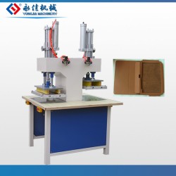 東莞永佳海綿粉撲熱壓成型熔斷機(jī) ，雙頭氣動熱壓機(jī)