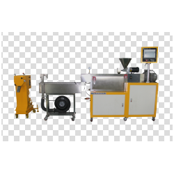 生產(chǎn)現(xiàn)實(shí)驗(yàn)單螺桿擠出造粒機(jī)組 傳動(dòng)、喂料、冷卻系統(tǒng)整機(jī)組