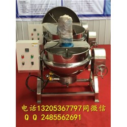 可傾式行星攪拌夾層鍋，蒸汽夾層鍋設(shè)備一年內(nèi)包換新機