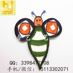 刺繡徽章、肩章、卡通刺繡圖案、水溶繡花