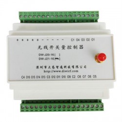 廠家供應(yīng)無線16路開關(guān)量輸出DW-J21-16高達1kw負(fù)載