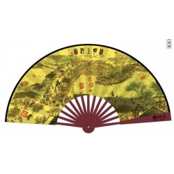 折扇定制，絹布扇子廠家，扇子價格LOGO