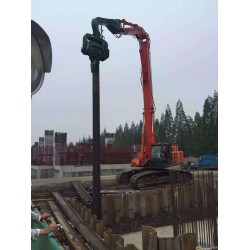 日立490打樁臂，打樁機打樁臂改裝定制廠家 打拔鋼板樁護筒裝