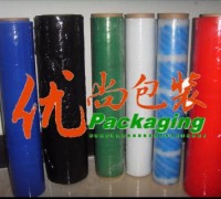 廠家直銷彩色纏繞膜，pe包裝膜供應(yīng)
