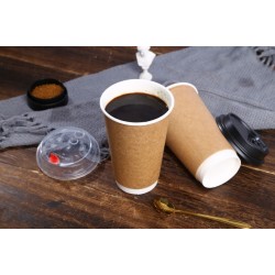 供應出口雙層紙杯，一次性咖啡杯