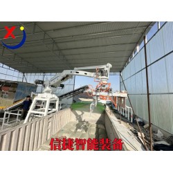 在高溫環(huán)境中，全自動(dòng)裝車機(jī)器人代替人工飼料裝車