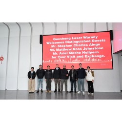 澳大利亞硬金屬制造企業(yè)蒞臨國盛激光考察交流