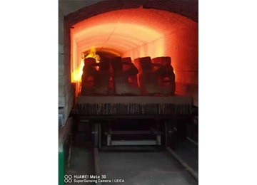 天然氣模殼焙燒爐：平焰燒嘴兩側布局 均溫焙燒模殼